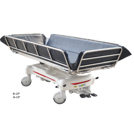 Stainless Steel Countertops Hydraulic Medical Bath Bed Transport Stretcher